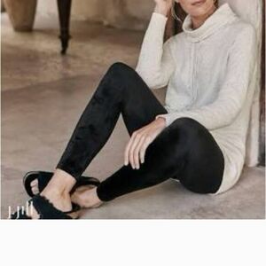 Pure Jill Black Velour Leggings